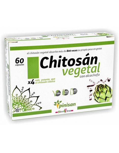 Chitosán Vegetal Pinisan - 60 cápsulas