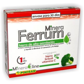 Minera Ferrum Pinisan - 30 cápsulas