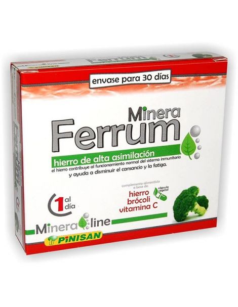 Minera Ferrum Pinisan - 30 cápsulas