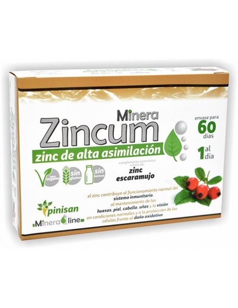 Minera Zincum Pinisan - 60 cápsulas