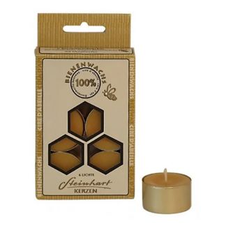 Vela Té de Cera Pura Steinhart Kerzen - 6 velas