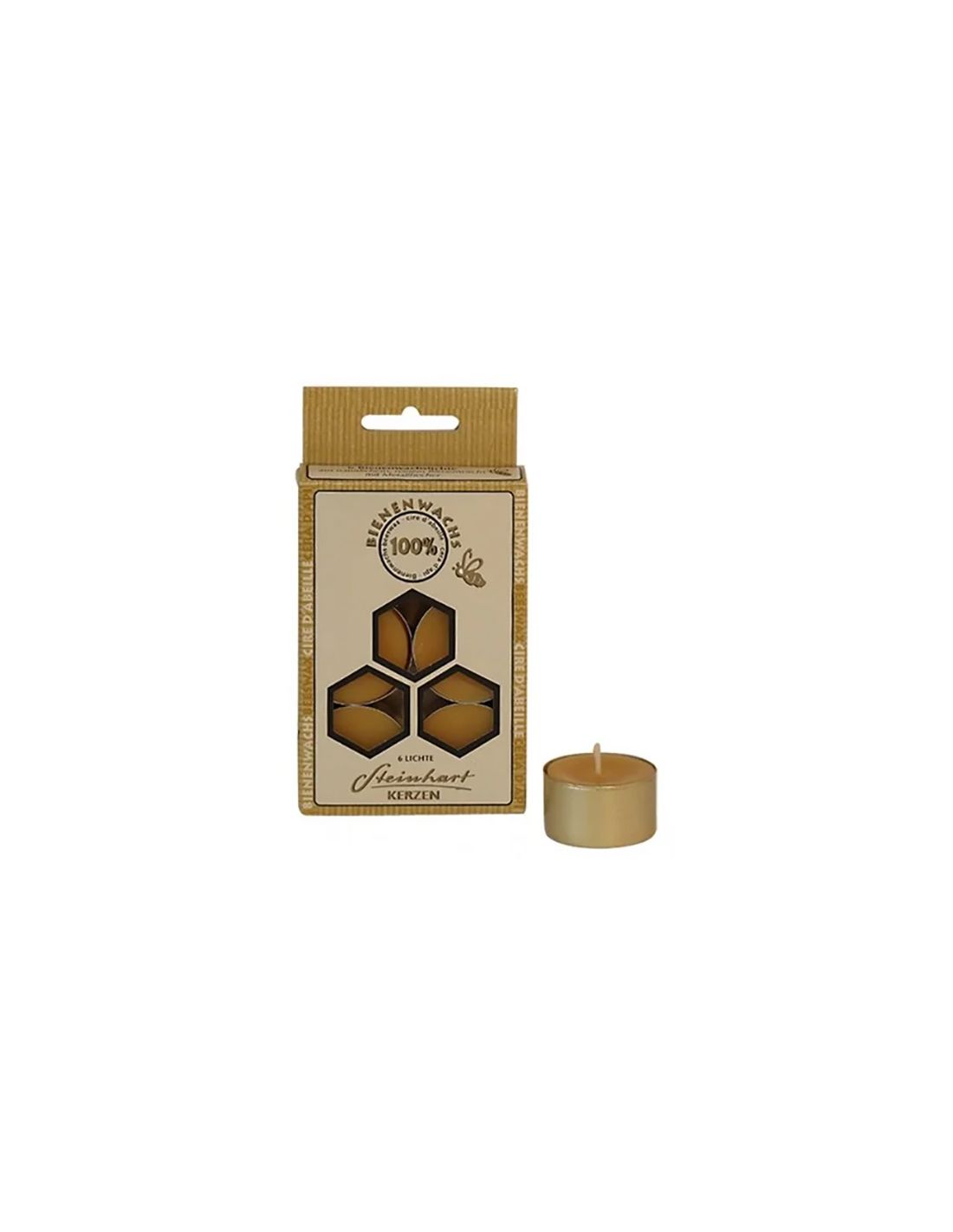 Comprar Velas cera de abeja 100% pura 6 unidades Steinhart