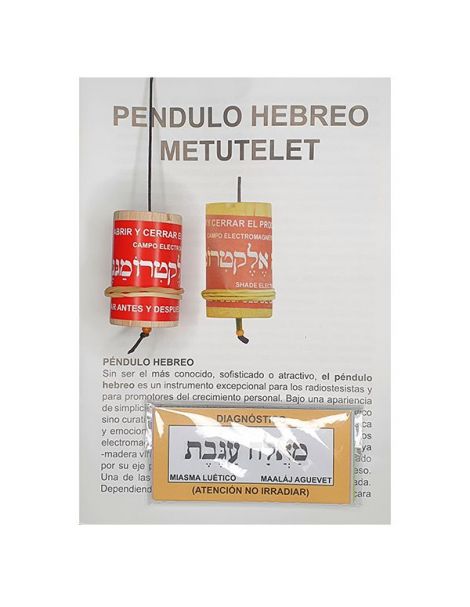 Manual del péndulo hebreo - · 5% de descuento