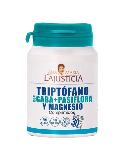 Triptófano con GABA + Pasiflora y Magnesio Ana Mª. Lajusticia - 60 comprimidos