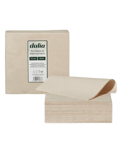 Servilletas de Papel Ecológico Dalia - 50 unidades