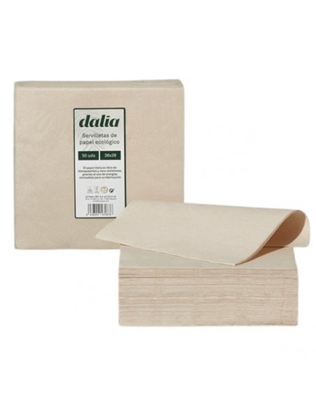 Servilletas de Papel Ecológico Dalia - 50 unidades