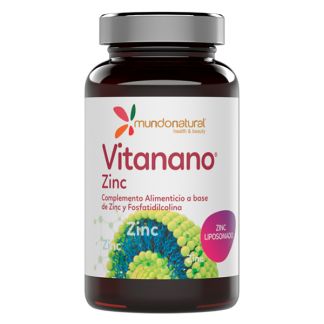 Vitanano Zinc Liposomado Mundonatural - 30 cápsulas