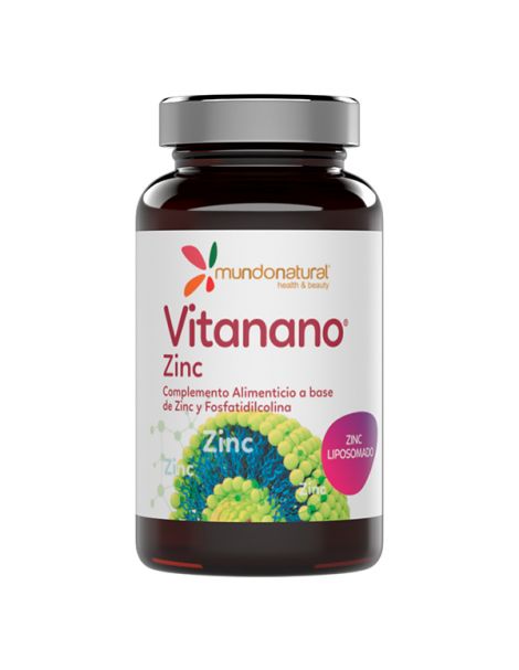 Vitanano Zinc Liposomado Mundonatural - 30 cápsulas