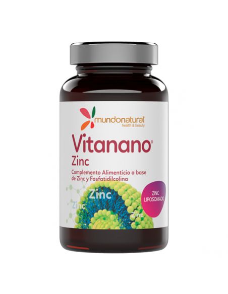 Vitanano Zinc Liposomado Mundonatural - 30 cápsulas