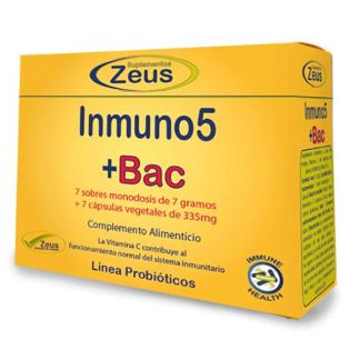 Inmuno5+Bac Zeus - 7 sobres + 7 cápsulas