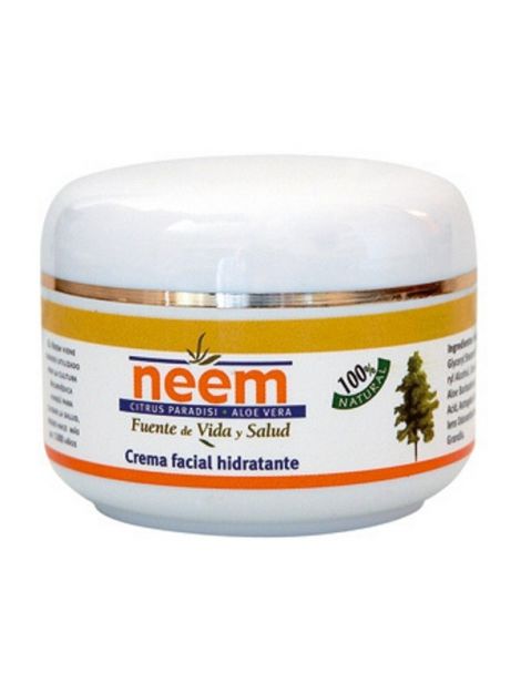 Crema Facial Hidratante de Neem Trabe - 50 ml.