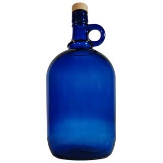 Garrafa de Vidrio Azul de Murano - 2 litros