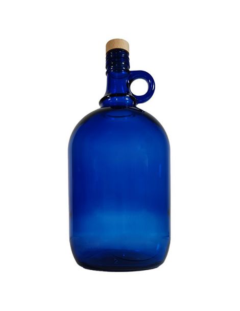Garrafa de Vidrio Azul de Murano - 2 litros
