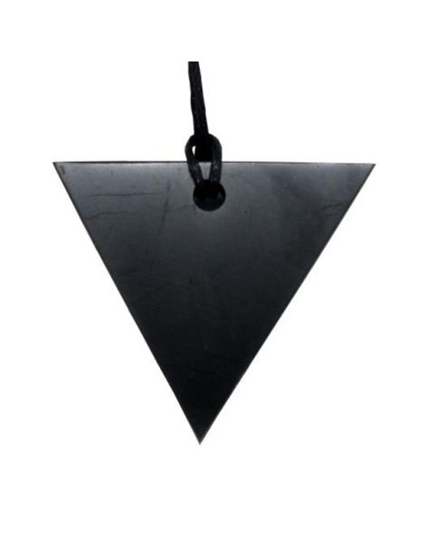 Colgante Triángulo Femenino Shungit