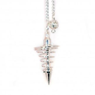 Péndulo Espiral Mini Plateado Nestinar