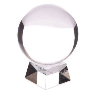 Bola de Cristal con Peana - 13 cm.