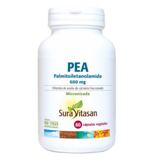 PEA (Palmitoiletanolamida) 600 mg. Sura Vitasan - 60 cápsulas