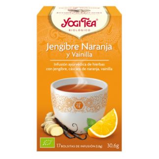 Yogi Tea Jengibre, Naranja y Vainilla - 17 bolsitas