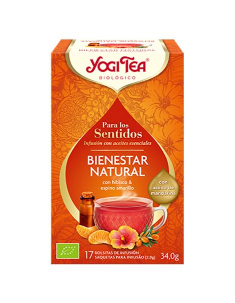 Yogi Tea Para los Sentidos Bienestar Natural - 17 bolsitas