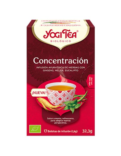 Yogi Tea Concentración - 17 bolsitas