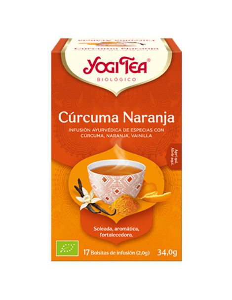 Yogi Tea Cúrcuma Naranja - 17 bolsitas