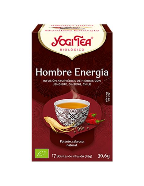 Yogi Tea Hombre Energía - 17 bolsitas