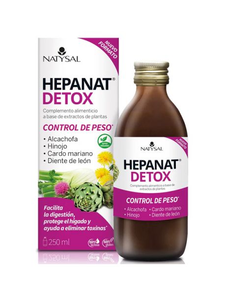 Hepanat Detox Jarabe Natysal - 250 ml.