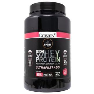 Whey Protein Aislado Fresa Drasanvi - 800 gramos