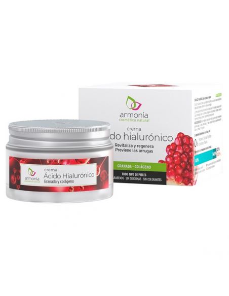 Crema Ácido Hialurónico y Granada Armonía - 50 ml.