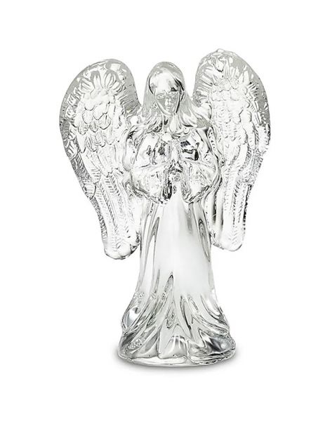 Estatuilla Ángel de Cristal con Alas Esmeriladas