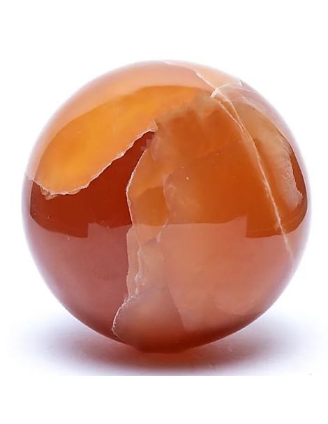Esfera de Calcita Miel - 6 cm.