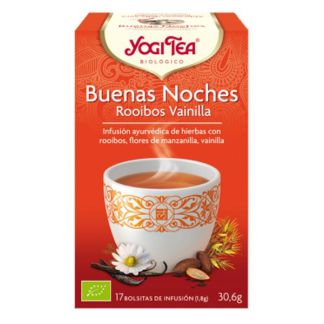 Yogi Tea Buenas Noches Rooibos y Vainilla - 17 bolsitas