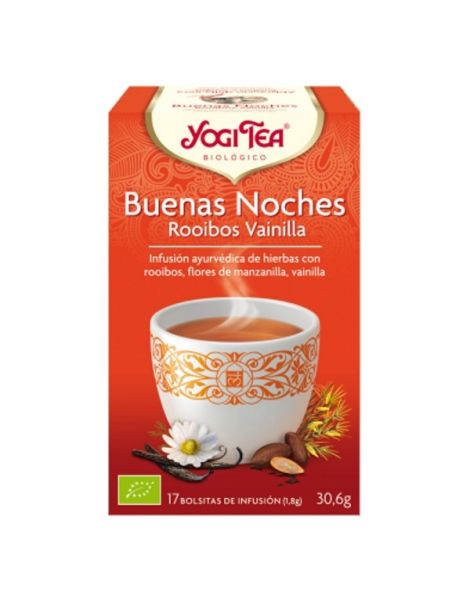 Yogi Tea Buenas Noches Rooibos y Vainilla - 17 bolsitas