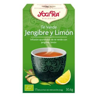 Yogi Tea Té Verde Jengibre y Limón - 17 bolsitas