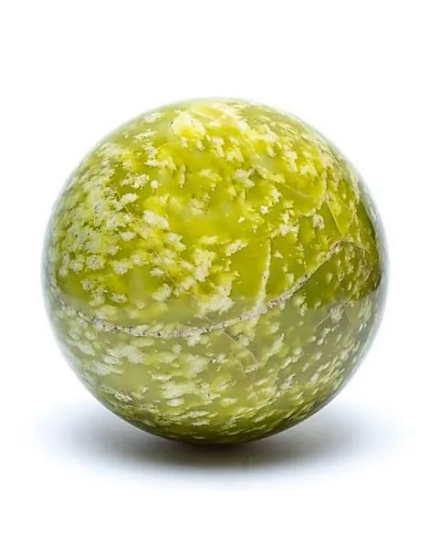Esfera de Serpentina Amarilla - 5 cm.