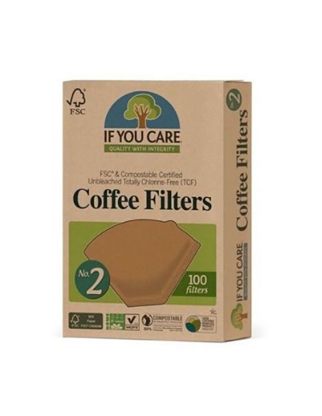 Filtros de Papel Ecológico para Cafetera If You Care - nº. 2
