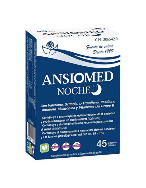 Ansiomed Noche Bioserum - 45 cápsulas