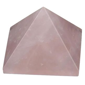 Pirámide de Cuarzo Rosa - 5 cm.
