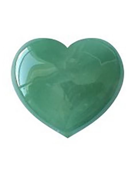Corazón de Cuarzo Verde - 5 cm.