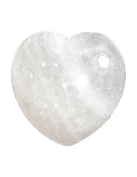Corazón de Cuarzo de Cristal - 5 cm.