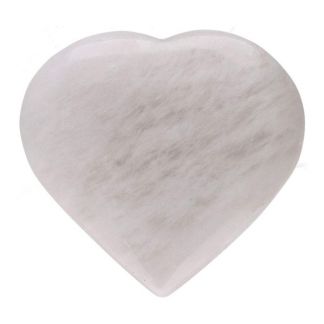 Corazón de Cuarzo Blanco - 5 cm.