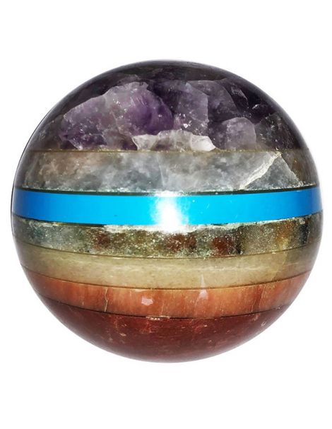 Esfera Piedras 7 Chakras - 5 cm.