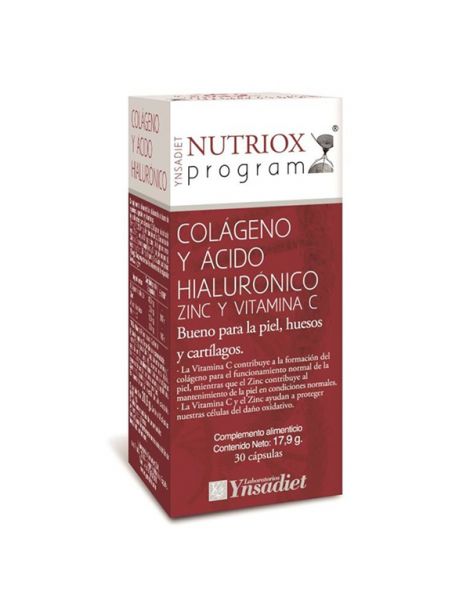 Ácido Hialurónico y Colágeno Ynsadiet - 30 cápsulas