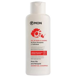 Gel-Champú de Rosa Mosqueta y Caléndula Mon - 300 ml.