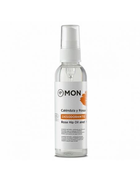 Desodorante Caléndula y Rosa Mosqueta Mon - 75 ml.
