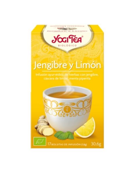 Yogi Tea Jengibre y Limón - 17 bolsitas