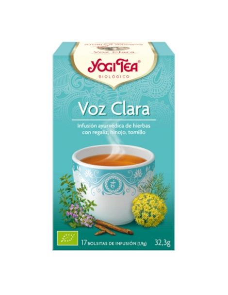Yogi Tea Voz Clara - 17 bolsitas