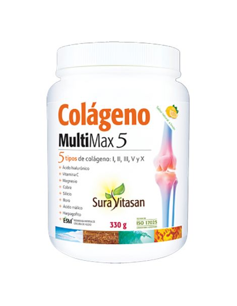 Colágeno Multi Max 5 Sura Vitasan - 330 gramos