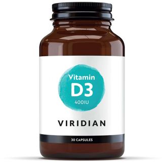 Vitamina D3 400 UI Viridian - 30 cápsulas