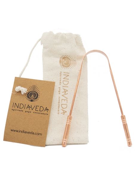 Raspador de Lengua de Cobre Indiaveda
